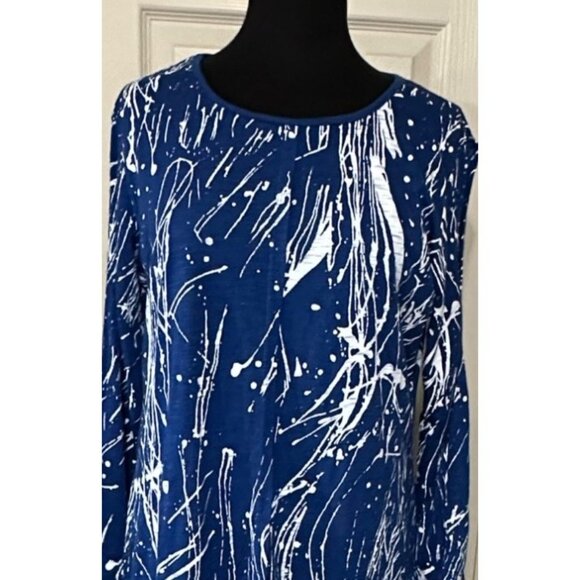 DIVA D Brand Women's Knit Top Polyester Rayon Blend Geometric Size S/M - Picture 4 of 16